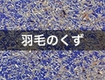 羽毛のくず