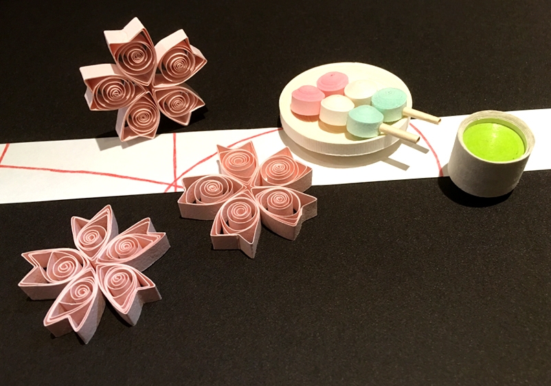 ペーパークイリング「花見だんごセット」
オリジナルキットを販売しております☆