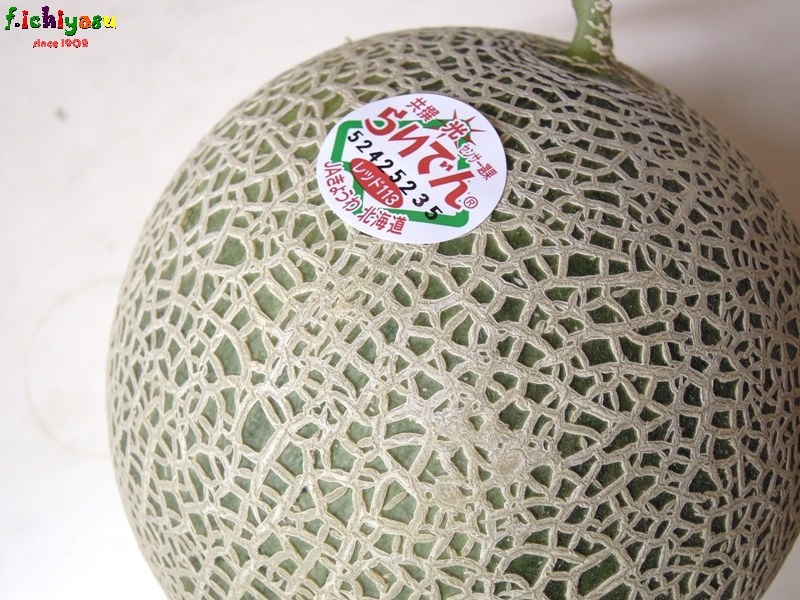 北海道 赤肉「らいでんメロン」
Today’s Fruits ♪